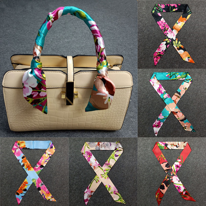 Silk Scarf Square - 47 Warna Merek Bandana Kecil Tas