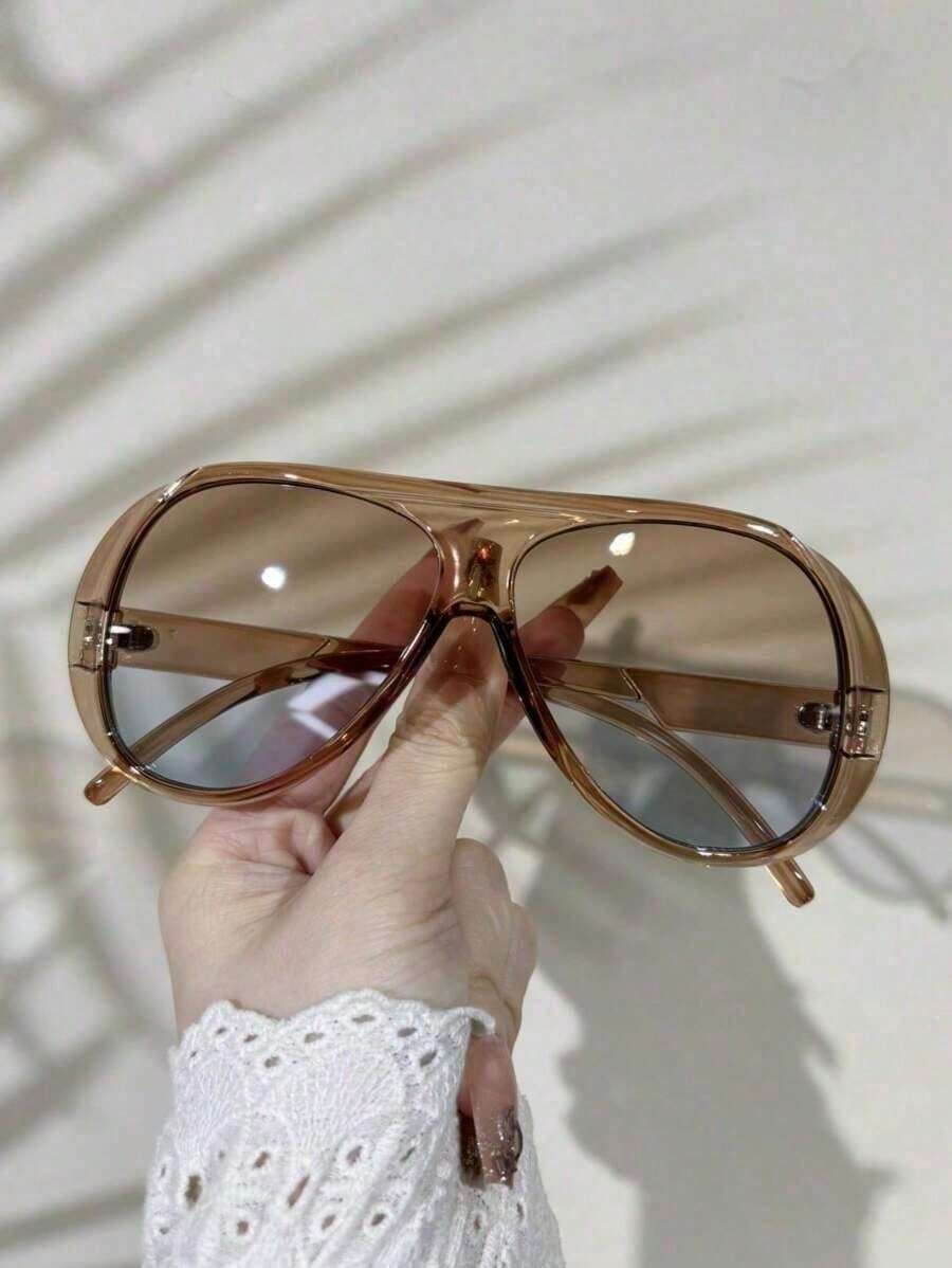 Sunglasses Oversized Square - 1 Buah Kacamata Fashion Persegi Oversized