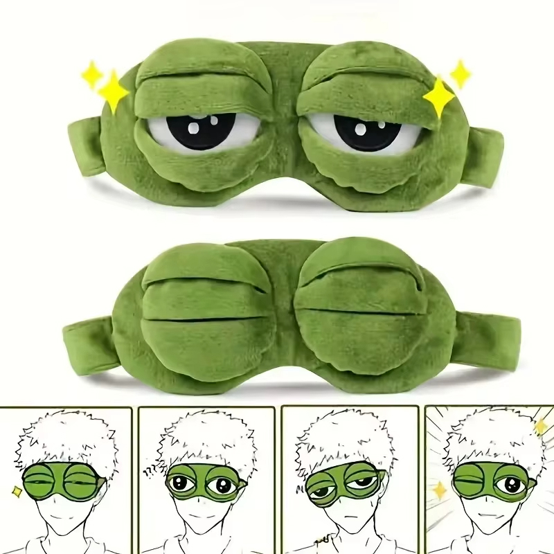 Women Knight Accessories - Penutup Mata Berbentuk Katak untuk Pesta,