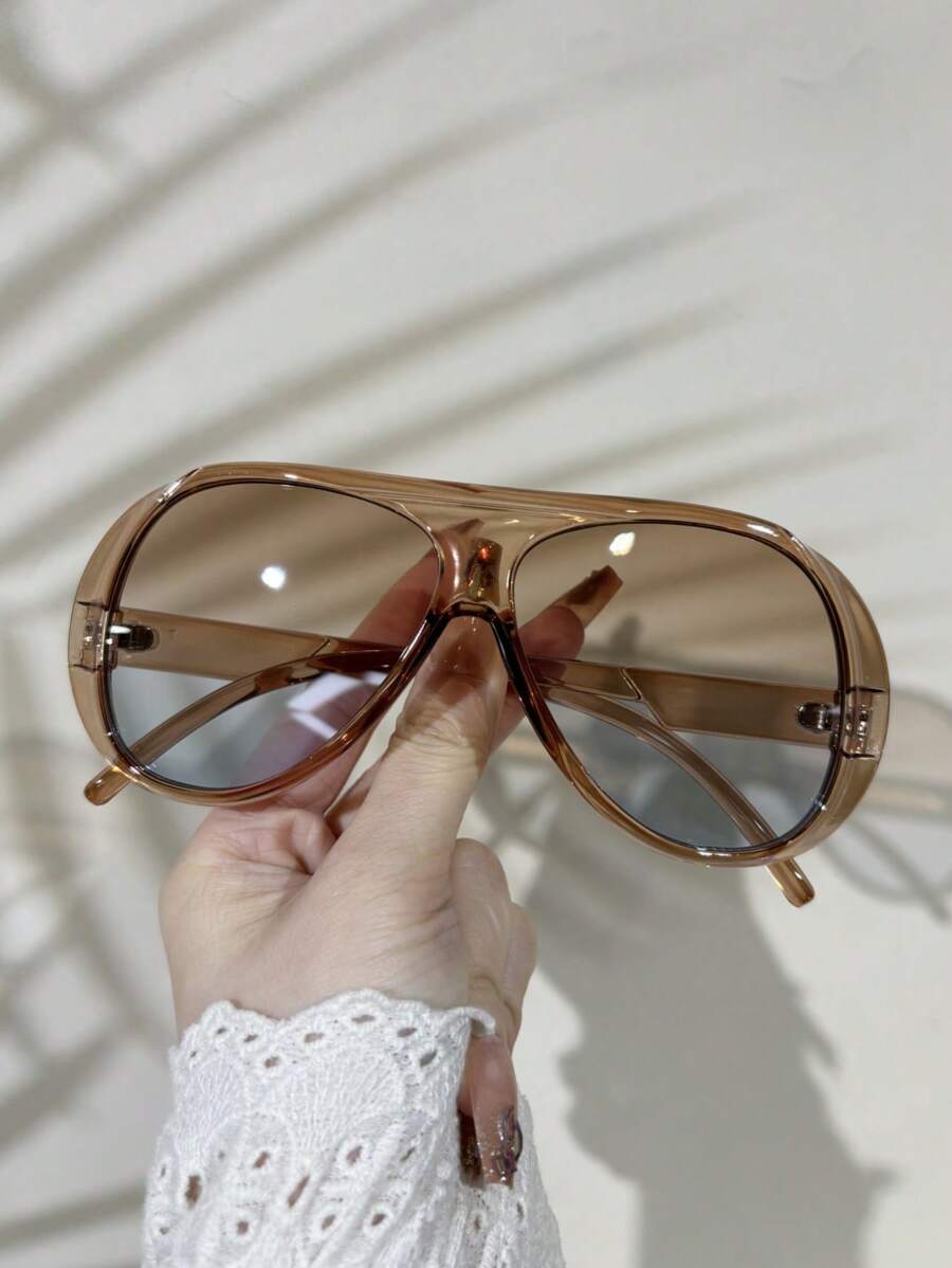 Sunglasses Oversized Square - Kacamata Fashion Vintage Oversized Persegi, Gaya