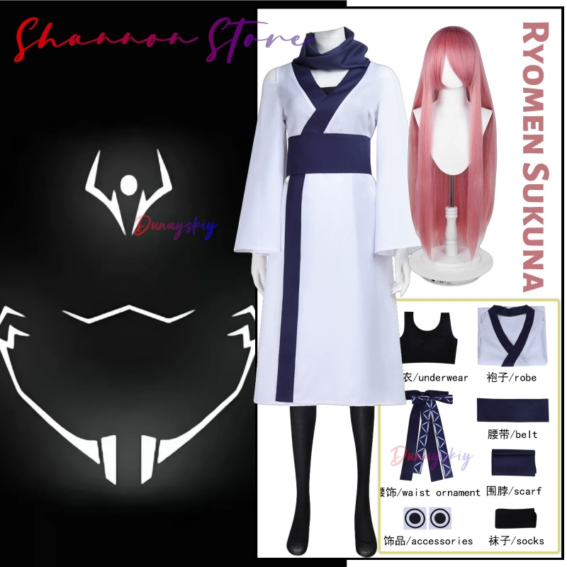 Women'S Accessories Clothing - Kostum Cosplay Ryomen Sukuna untuk Natal,