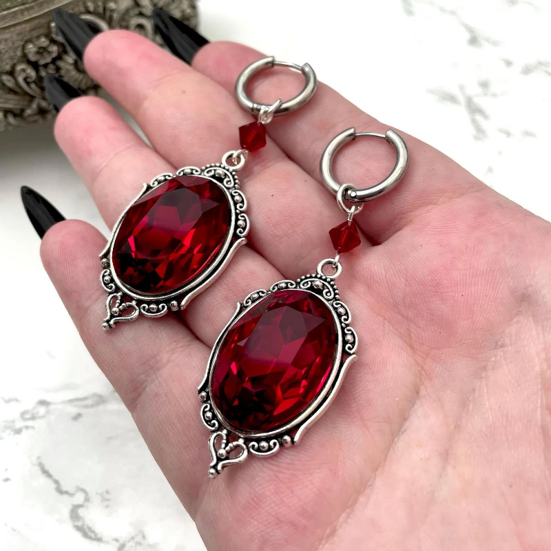 Women'S Vampire Accessories - Anting Cameo Vampir, Perhiasan Gotik, Tetesan