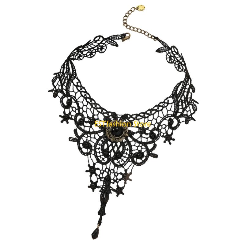 Women'S Vampire Accessories - Y5GC Kalung Choker Renda Choker Renda