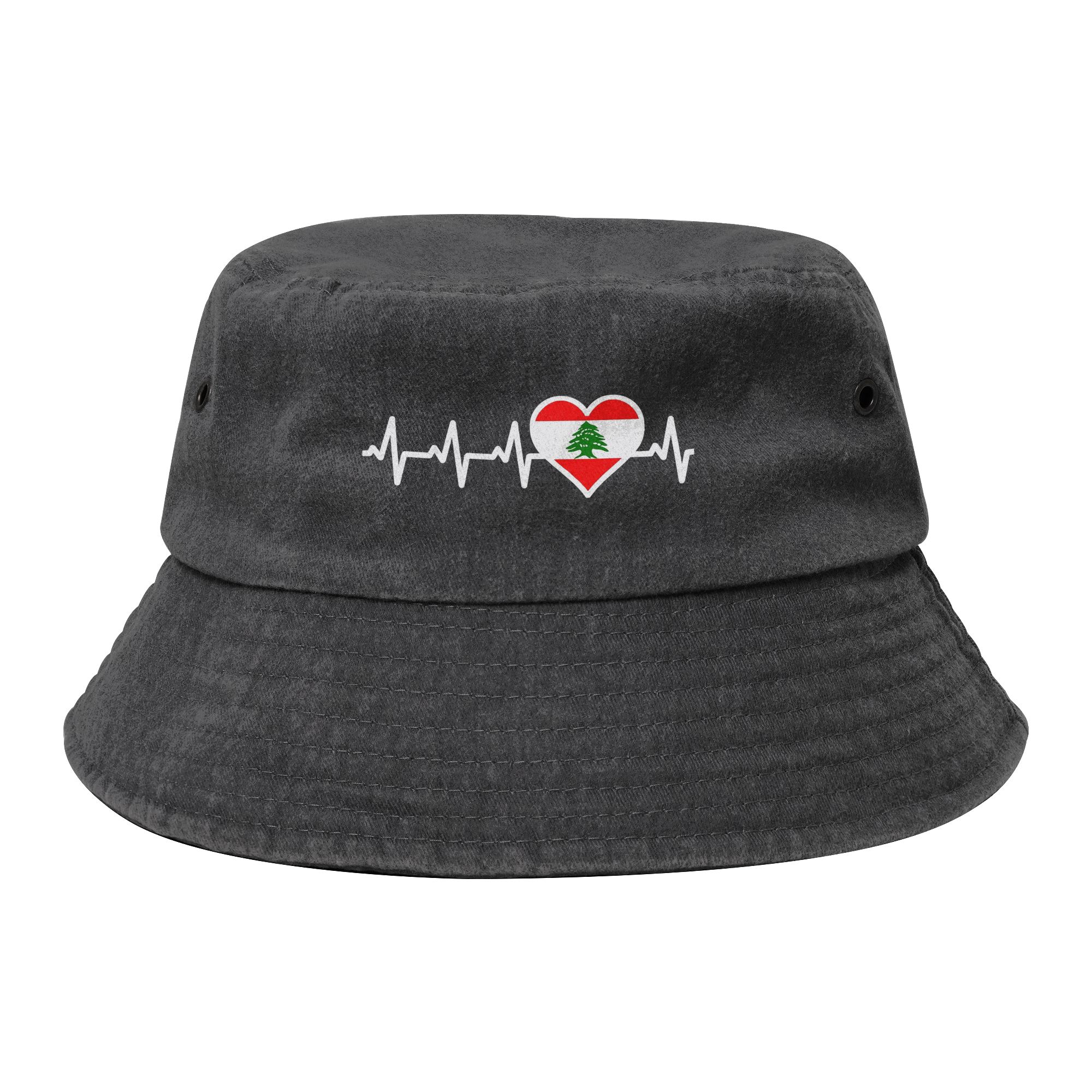 Women Accessories Lebanon - Topi Bucket Pria Wanita Motif Bendera