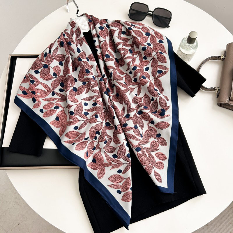 Syal Persegi 90cm Berkualitas  - Silk Scarf Square ulasan dan harga