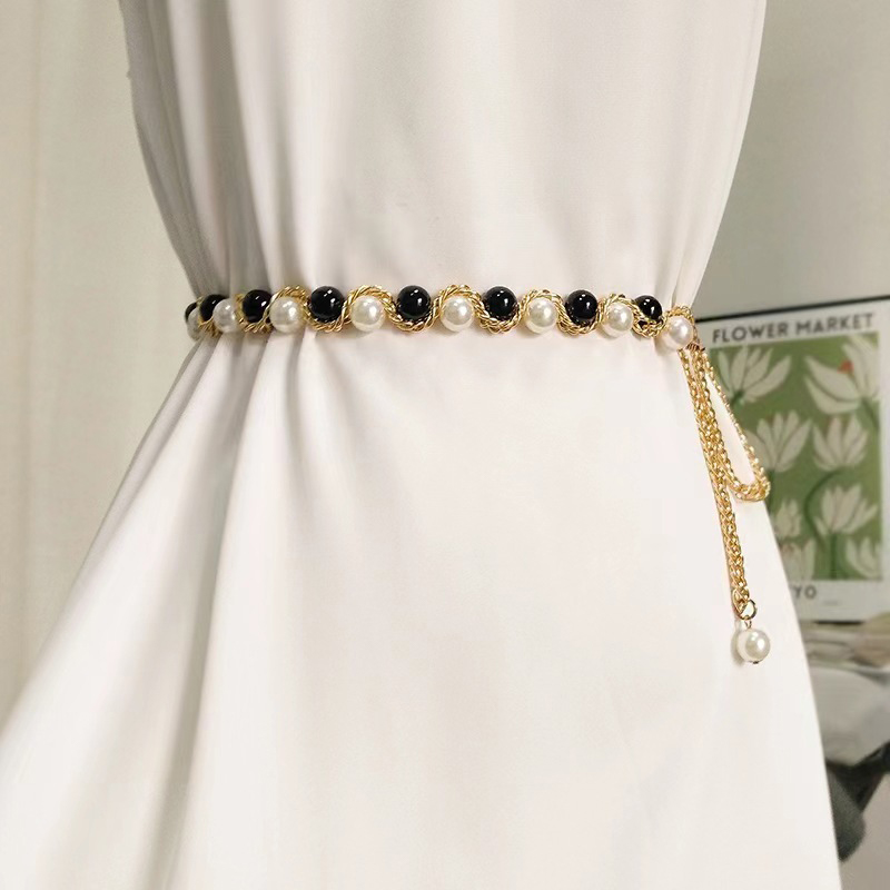 Sabuk Mutiara Wanita Elegan Ra - Women'S Accessories Clothing ulasan dan harga