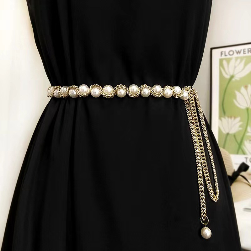 Sabuk Mutiara Wanita Elegan Ra - Women'S Accessories Clothing ulasan dan harga