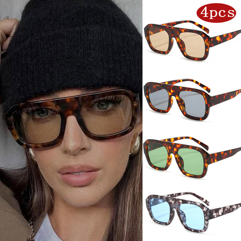 Kacamata Hitam Mobil 1/4 Buah  - Sunglasses Oversized Square ulasan dan harga