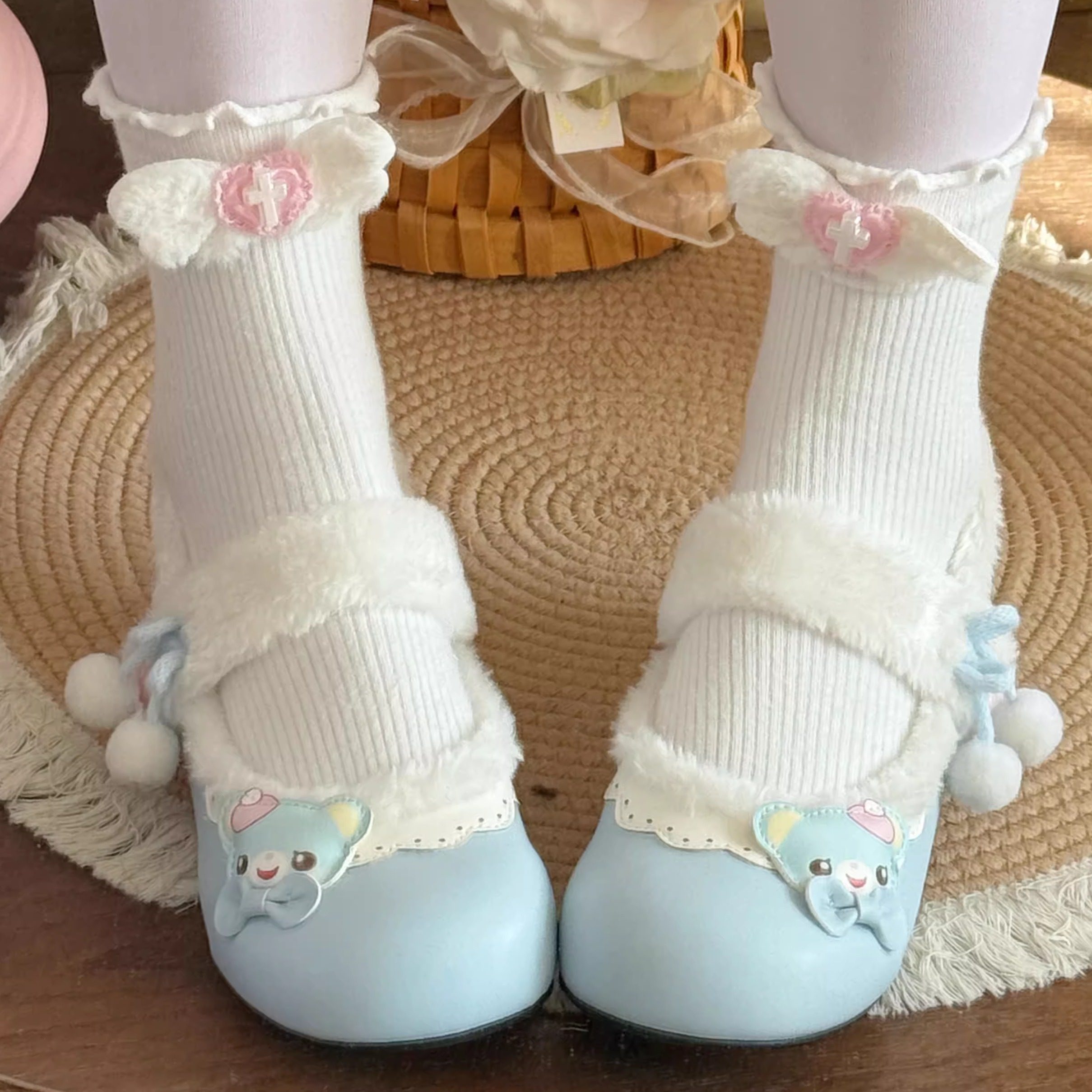 Sepatu Hak Sedang 3cm Gaya Lol - Women'S Accessories Clothing ulasan dan harga