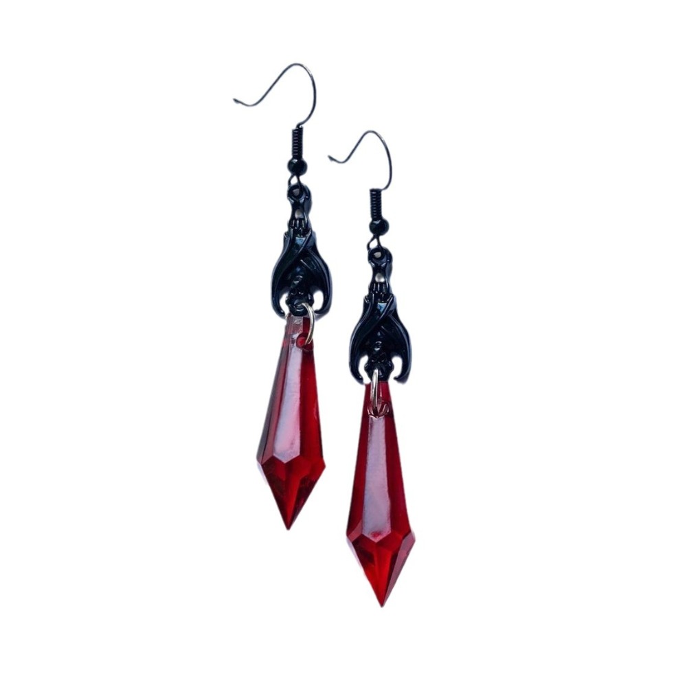 Anting Gantung Liontin Kristal - Women'S Vampire Accessories ulasan dan harga