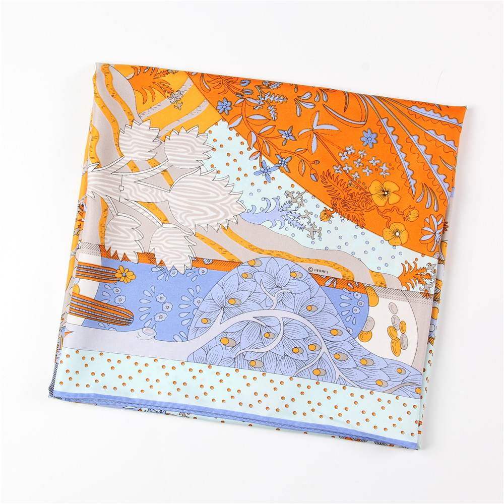 Syal sutra Twill gulung tangan - Silk Scarf Square ulasan dan harga