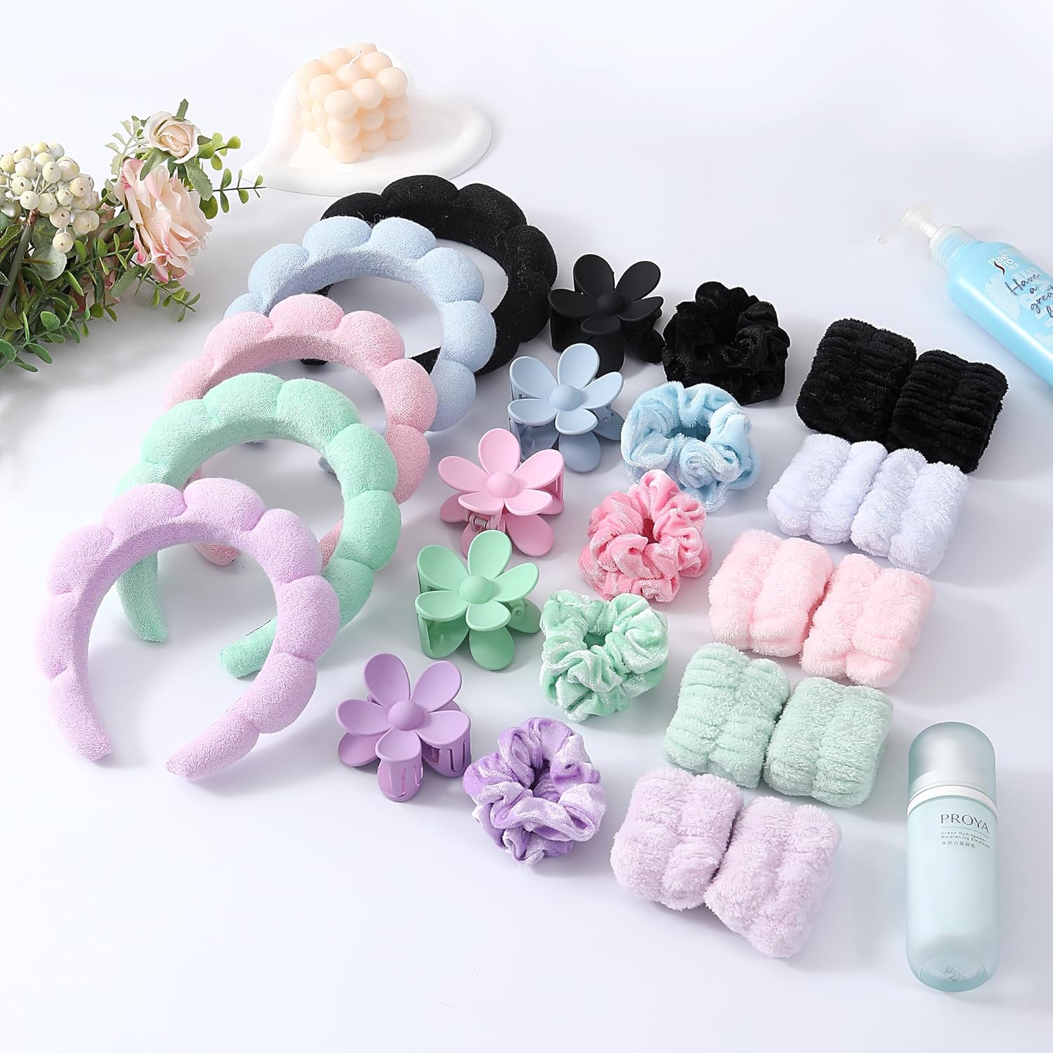 6 Buah Set Gelang Ikat Kepala  - Women Accessories Combo Gift ulasan dan harga