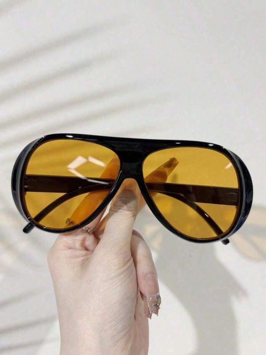 1 Buah Kacamata Fashion Perseg - Sunglasses Oversized Square ulasan dan harga