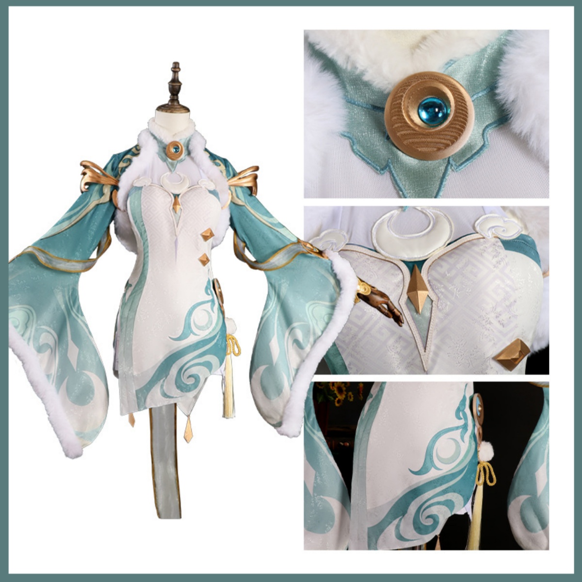 Kostum Cosplay Game Zibai Paka - Women'S Accessories Clothing ulasan dan harga