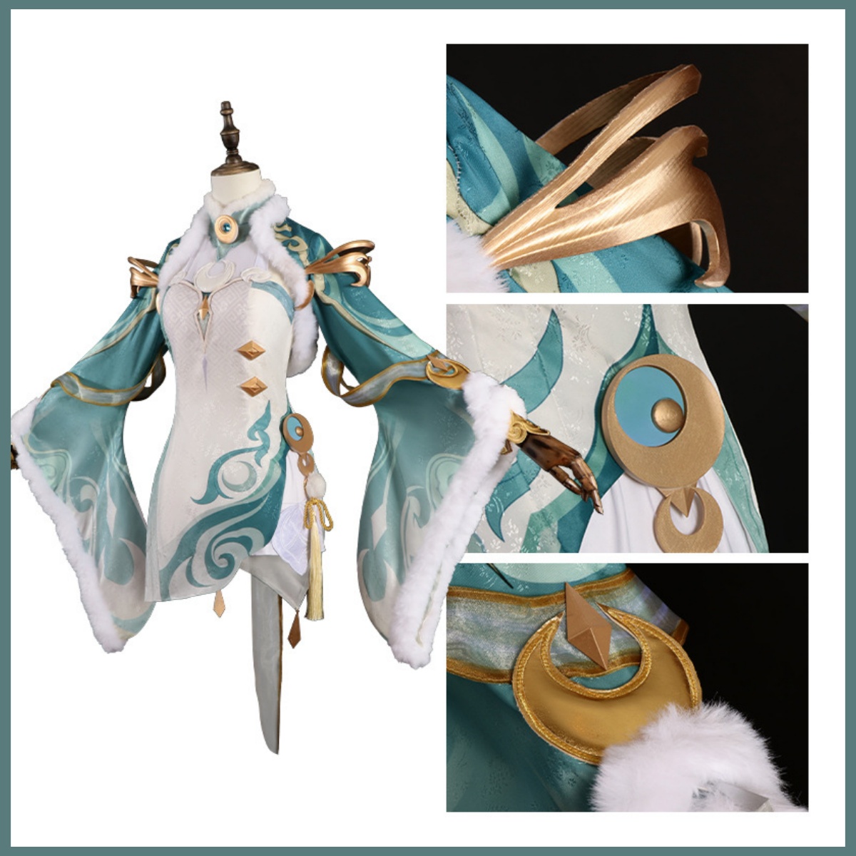 Kostum Cosplay Game Zibai Paka - Women'S Accessories Clothing ulasan dan harga