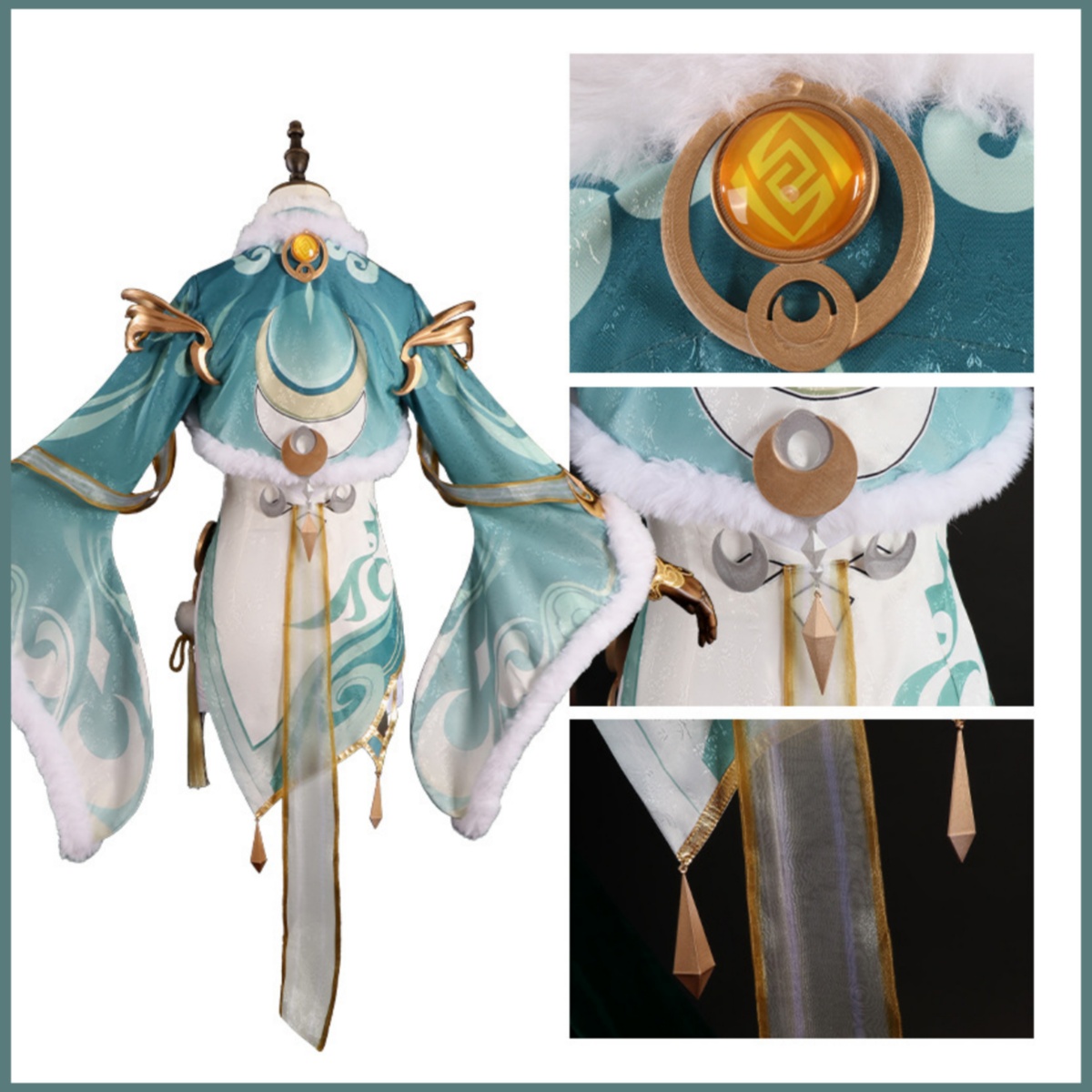 Kostum Cosplay Game Zibai Paka - Women'S Accessories Clothing ulasan dan harga