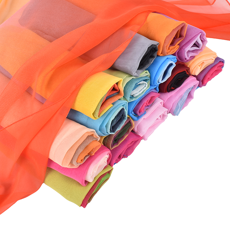 Syal sutra gradien tiga warna  - Silk Scarf Square ulasan dan harga