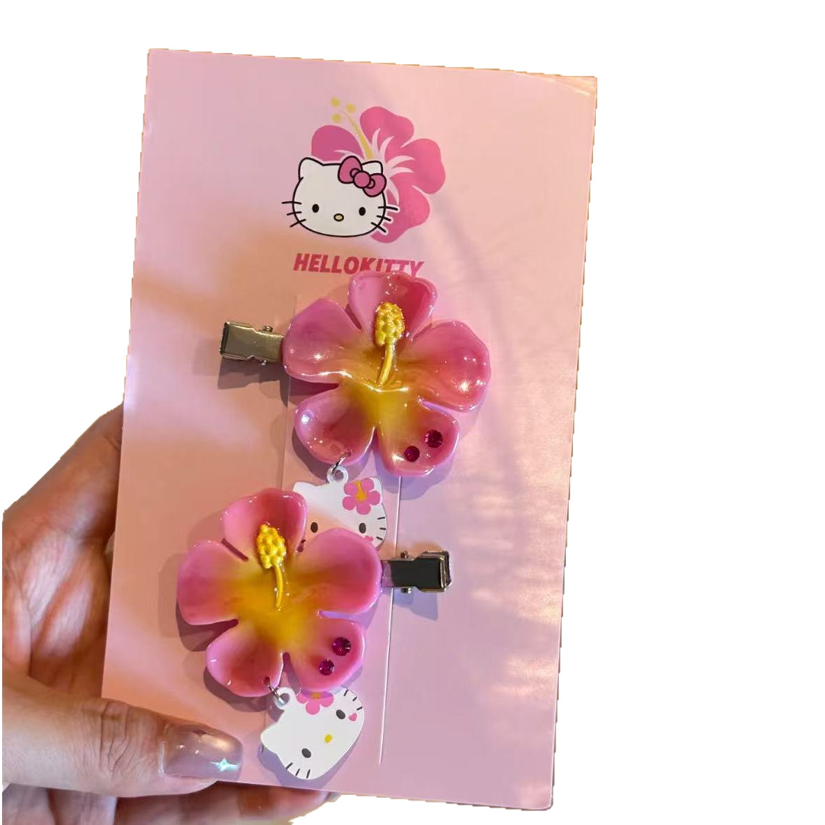 Set Jepit Rambut Bunga Hello K - Women Knight Accessories ulasan dan harga