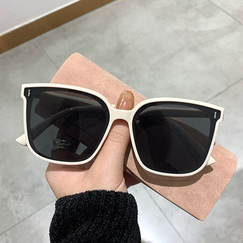 Kacamata Hitam Persegi Vintage - Sunglasses Oversized Square ulasan dan harga