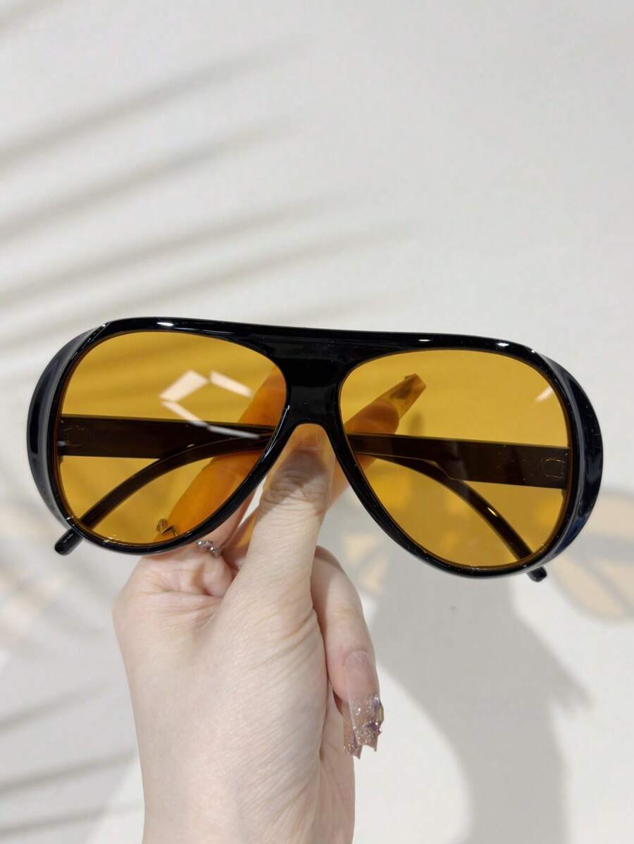 Kacamata Fashion Vintage Overs - Sunglasses Oversized Square ulasan dan harga