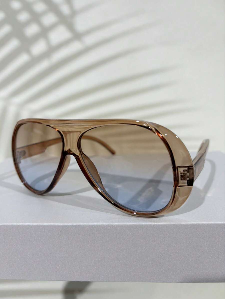 Kacamata Fashion Vintage Overs - Sunglasses Oversized Square ulasan dan harga