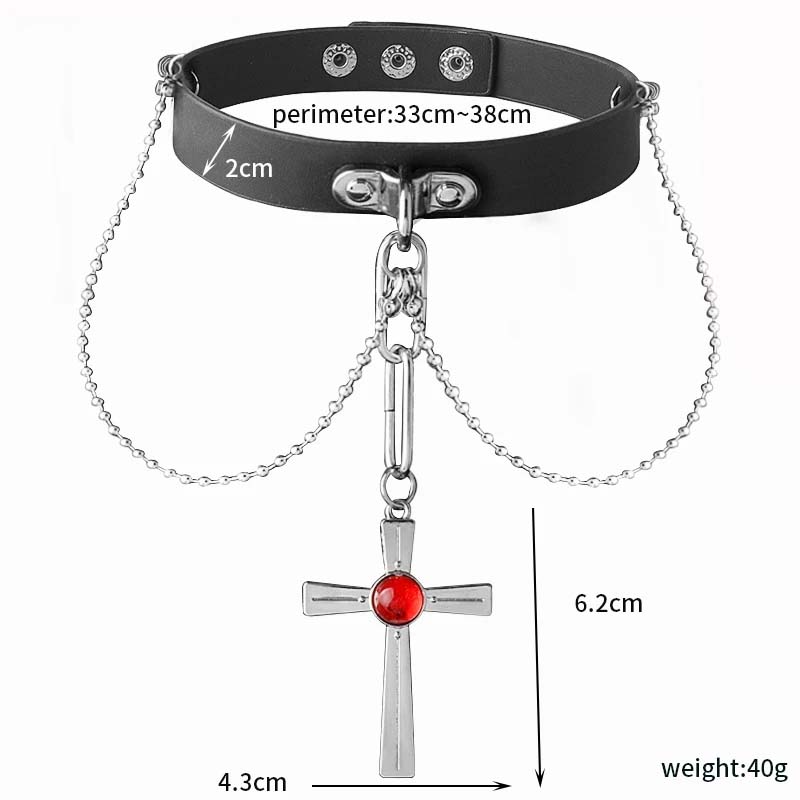 Kalung kristal merah Rosario d - Women'S Vampire Accessories ulasan dan harga