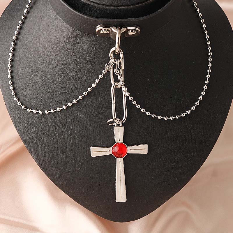 Kalung kristal merah Rosario d - Women'S Vampire Accessories ulasan dan harga