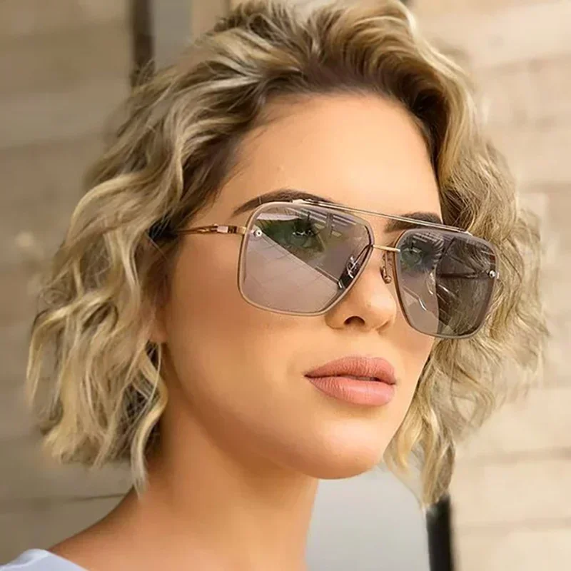 Kacamata Hitam Persegi Besar W - Sunglasses Oversized Square ulasan dan harga