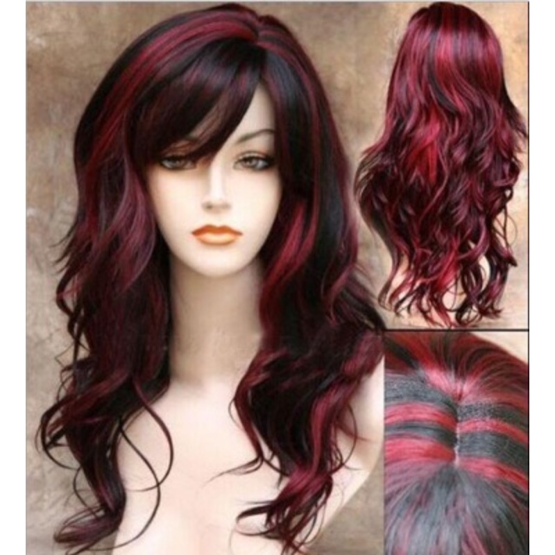 Wig rambut panjang keriting be - Women'S Accessories Clothing ulasan dan harga