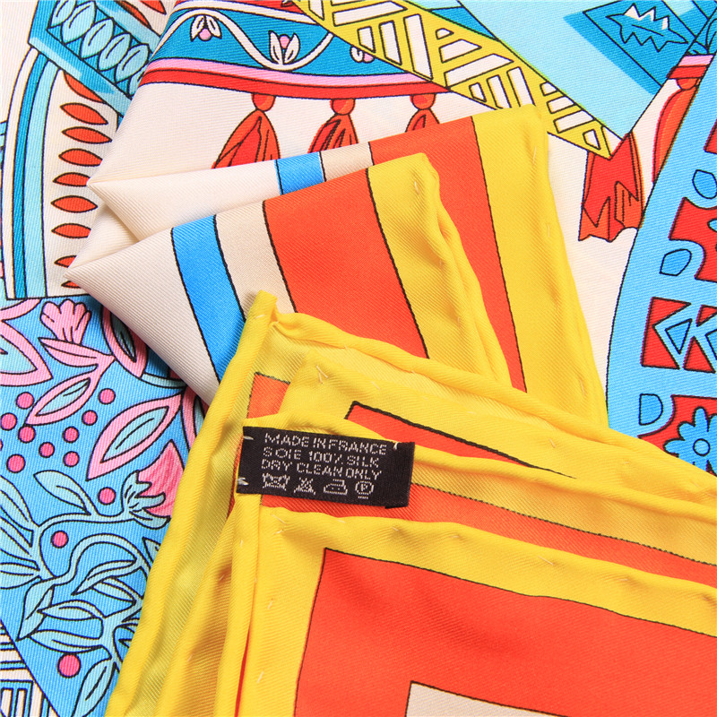 Syal Sutra Twill Gulung Tangan - Silk Scarf Square ulasan dan harga