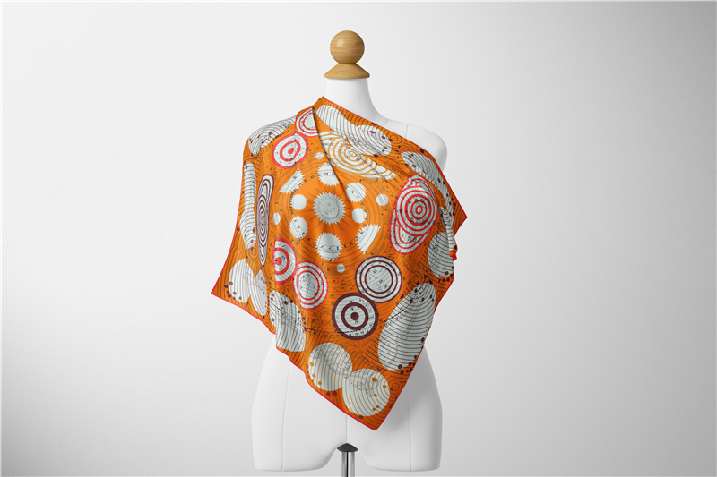 Syal Wanita 53Cm Syal Persegi  - Silk Scarf Square ulasan dan harga