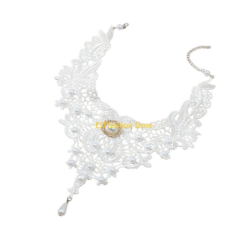 Y5GC Kalung Choker Renda Choke - Women'S Vampire Accessories ulasan dan harga