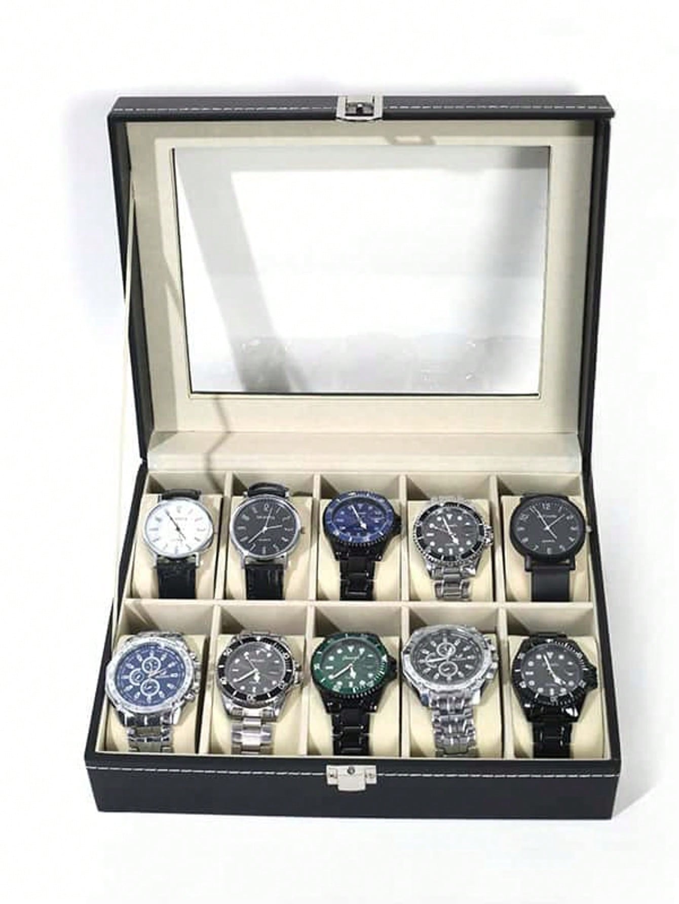 Kotak Jam Tangan Kulit dengan  - Women Accessories Box ulasan dan harga
