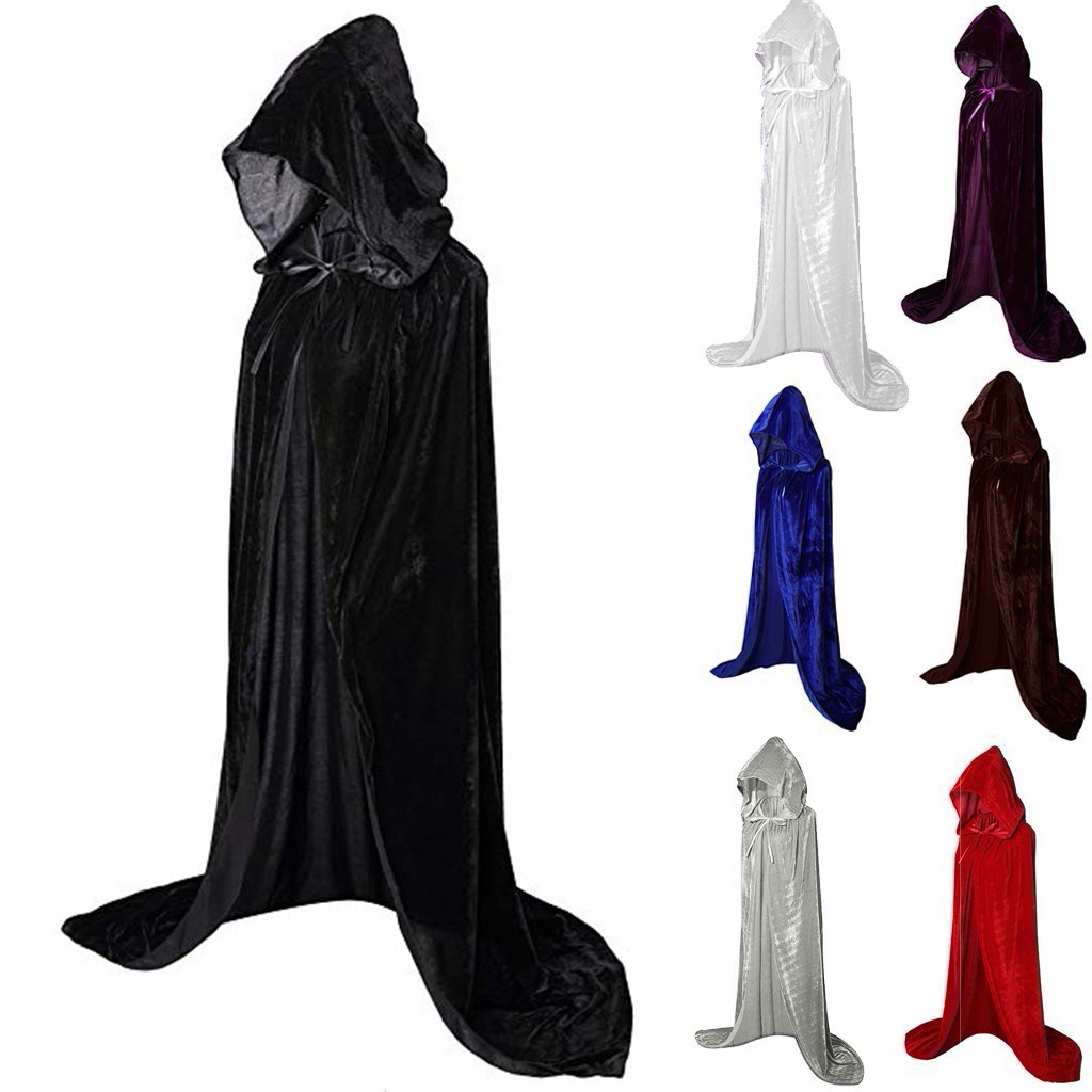 Jubah Halloween Jubah Berkerud - Women'S Vampire Accessories ulasan dan harga