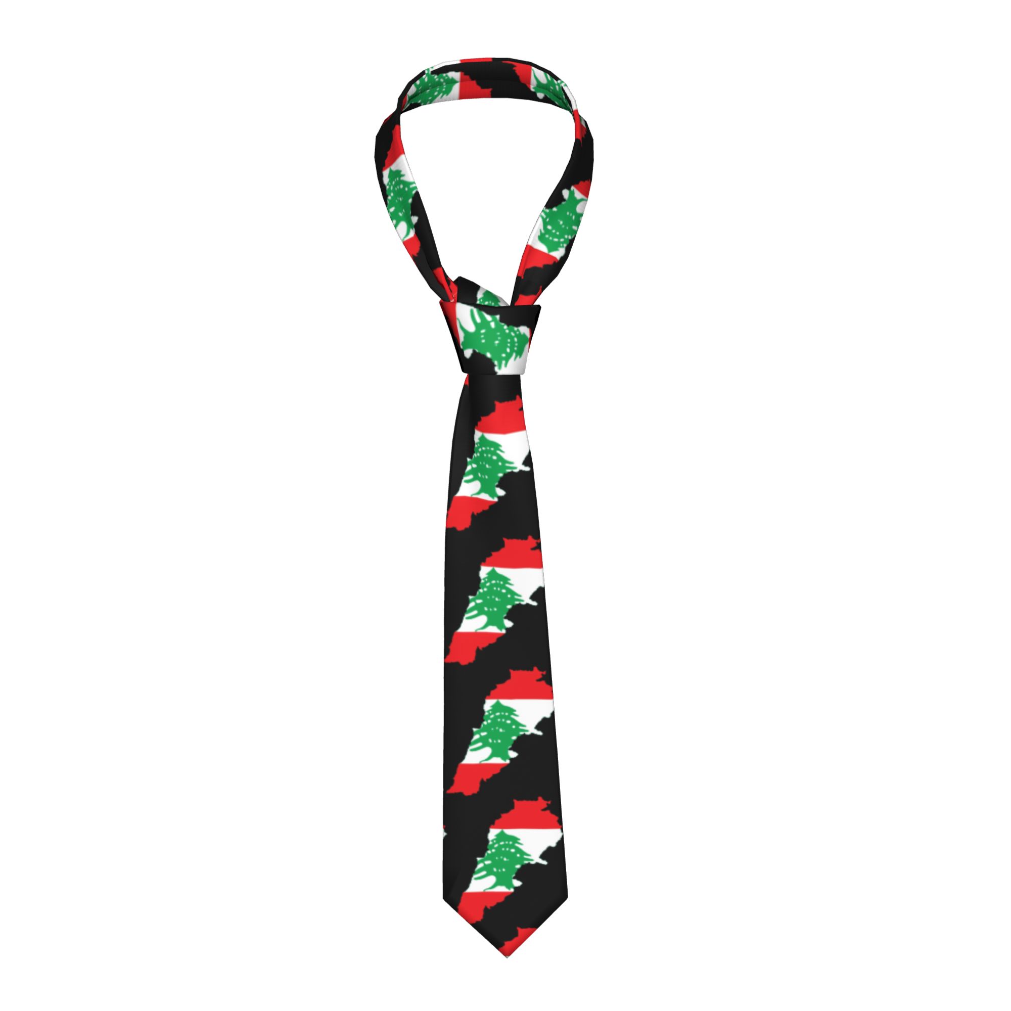 Dasi Peta Bendera Lebanon Dasi - Women Accessories Lebanon ulasan dan harga