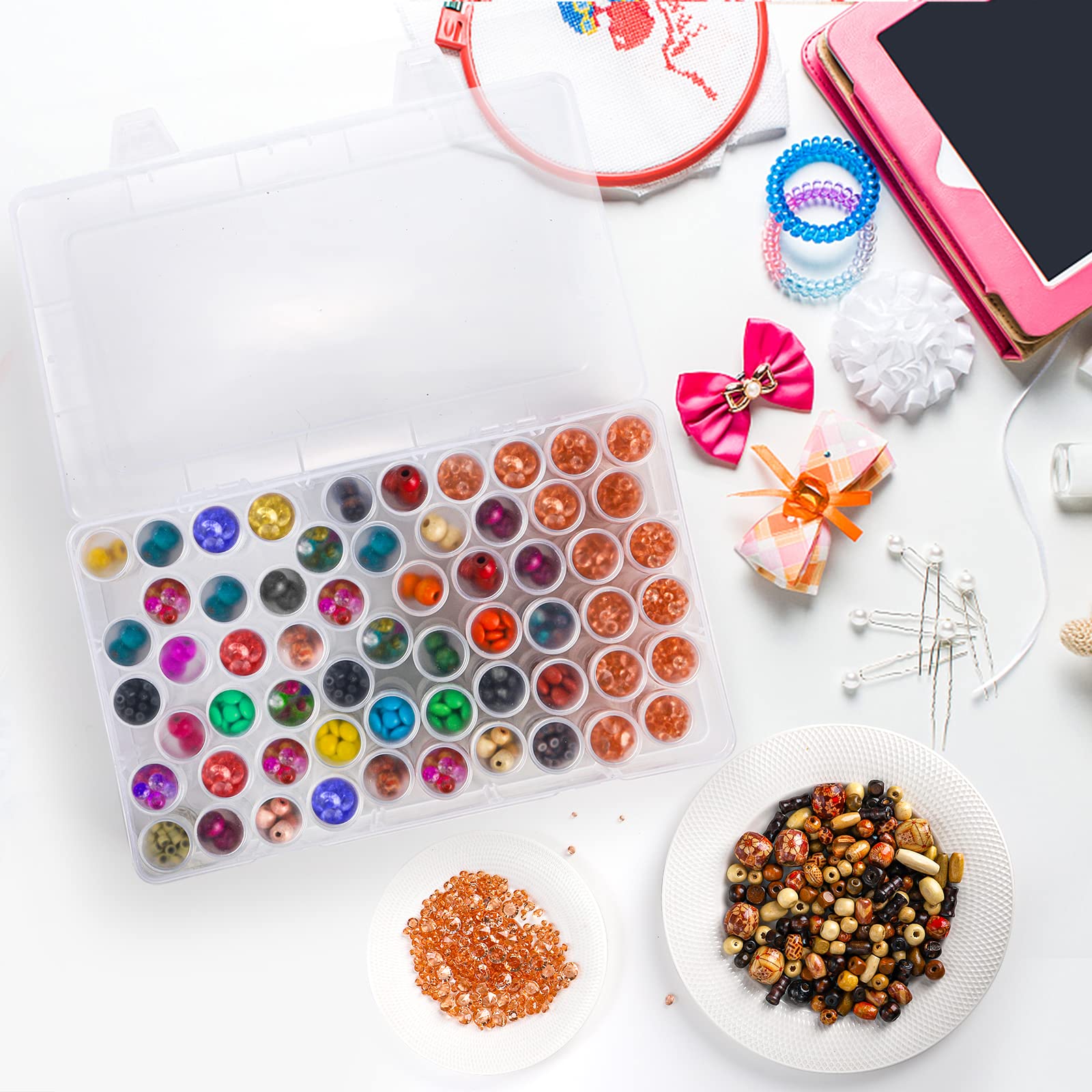 1 Buah Kotak Penyimpanan Plast - Women Accessories Box ulasan dan harga