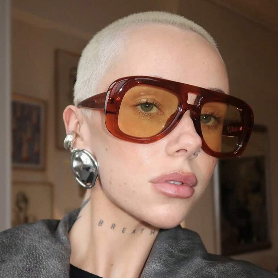 Kacamata Persegi Oversized Dou - Sunglasses Oversized Square ulasan dan harga
