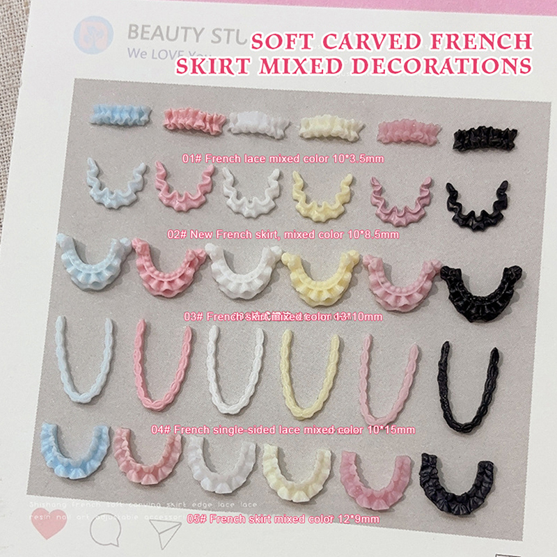 30Pcs Hiasan Kuku Resin 3D Mot - Women Accessories Combo Gift ulasan dan harga