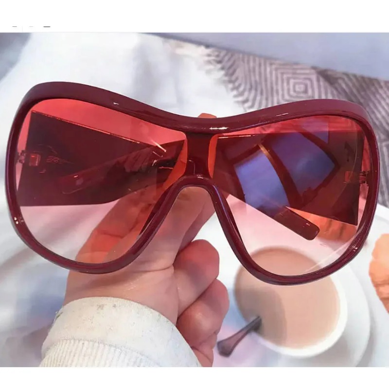 Kacamata Hitam Oversized Y2K O - Sunglasses Oversized Square ulasan dan harga