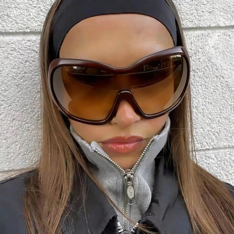 Kacamata Hitam Oversized Y2K O - Sunglasses Oversized Square ulasan dan harga