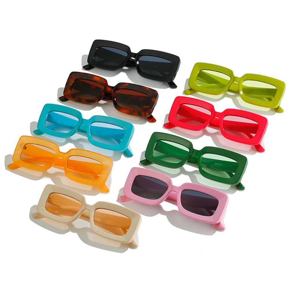 Kacamata Hitam Wanita Populer  - Sunglasses Oversized Square ulasan dan harga
