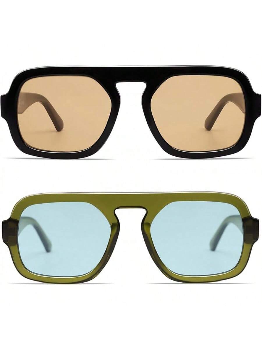 Kacamata Hitam VANLINKER Model - Sunglasses Oversized Square ulasan dan harga