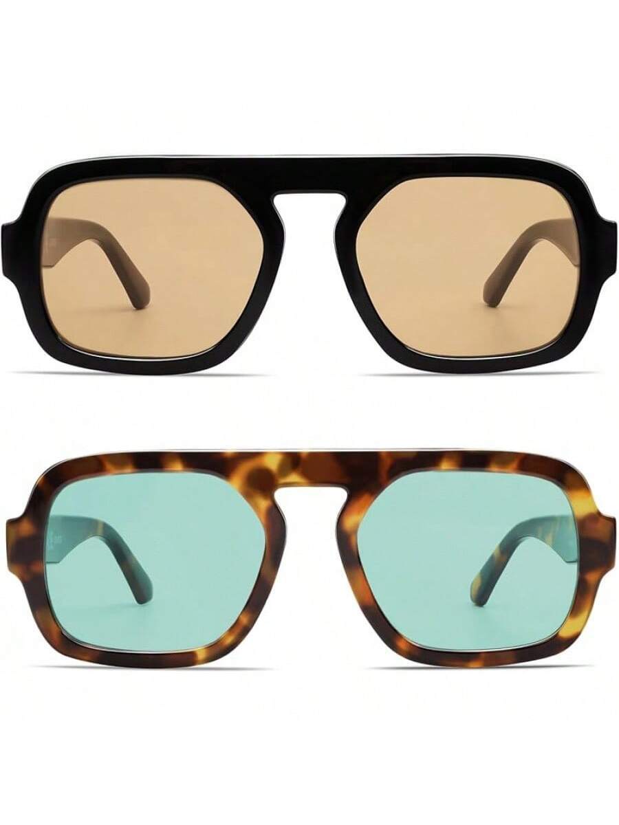 Kacamata Hitam VANLINKER Model - Sunglasses Oversized Square ulasan dan harga