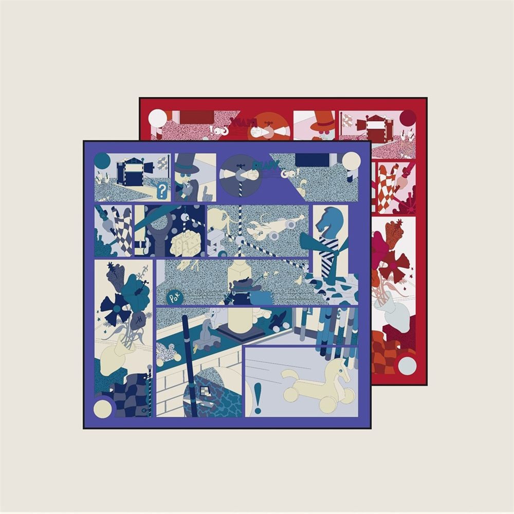 Syal Sutra Twill Gulung Tangan - Silk Scarf Square ulasan dan harga