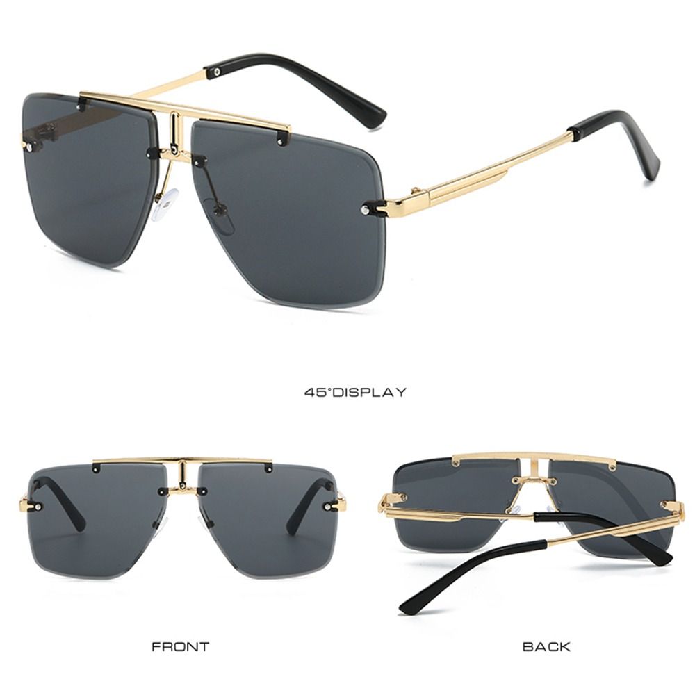 1 Buah Kacamata Hitam Jembatan - Sunglasses Oversized Square ulasan dan harga