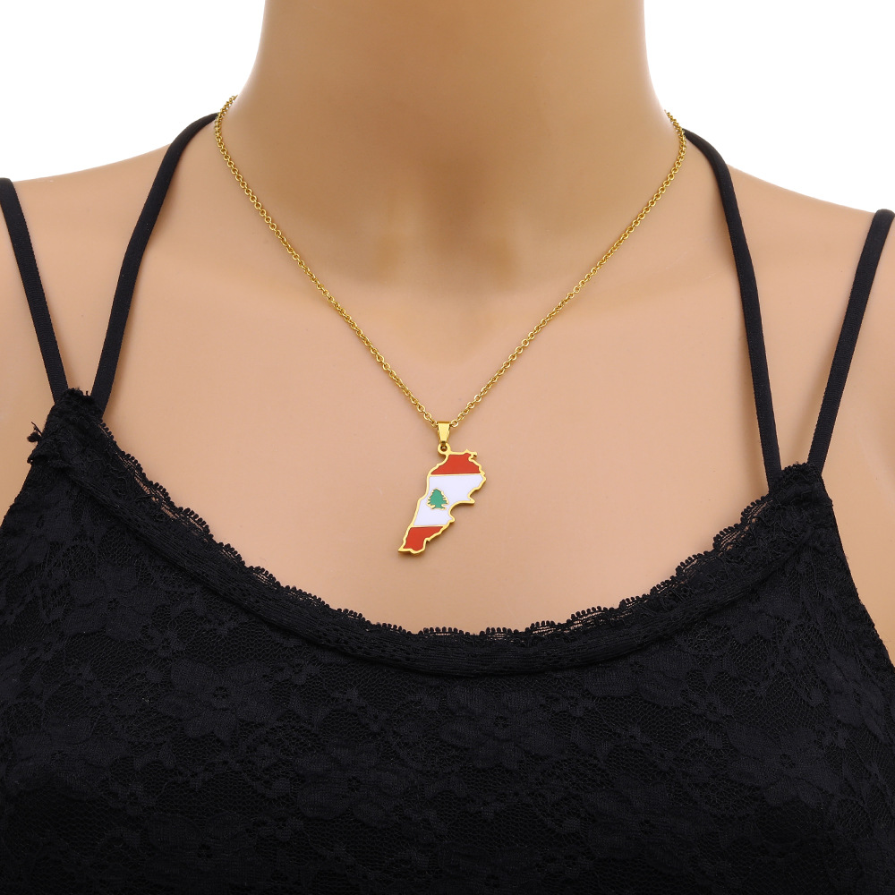 Kalung liontin tetesan minyak  - Women Accessories Lebanon ulasan dan harga