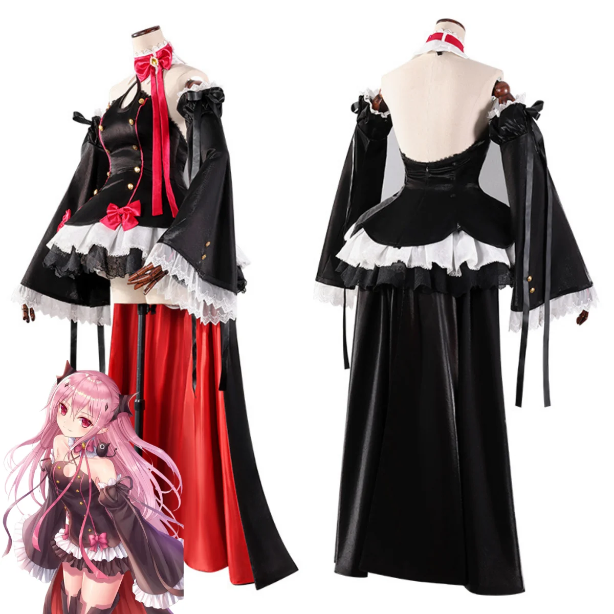 Kostum Cosplay Anime Seraph Of - Women'S Vampire Accessories ulasan dan harga