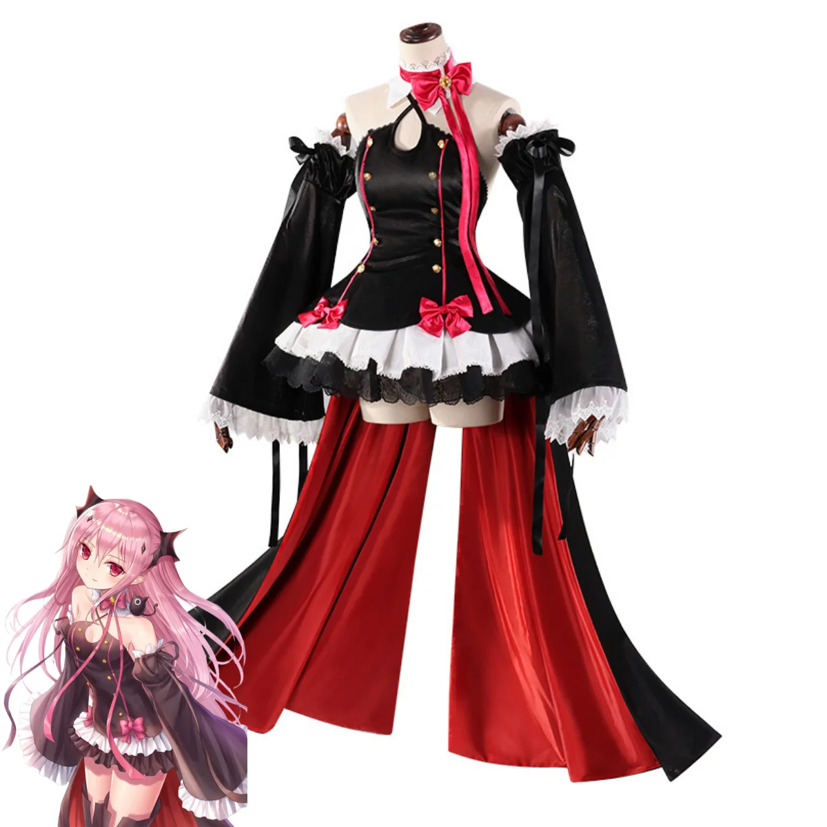 Kostum Cosplay Anime Seraph Of - Women'S Vampire Accessories ulasan dan harga
