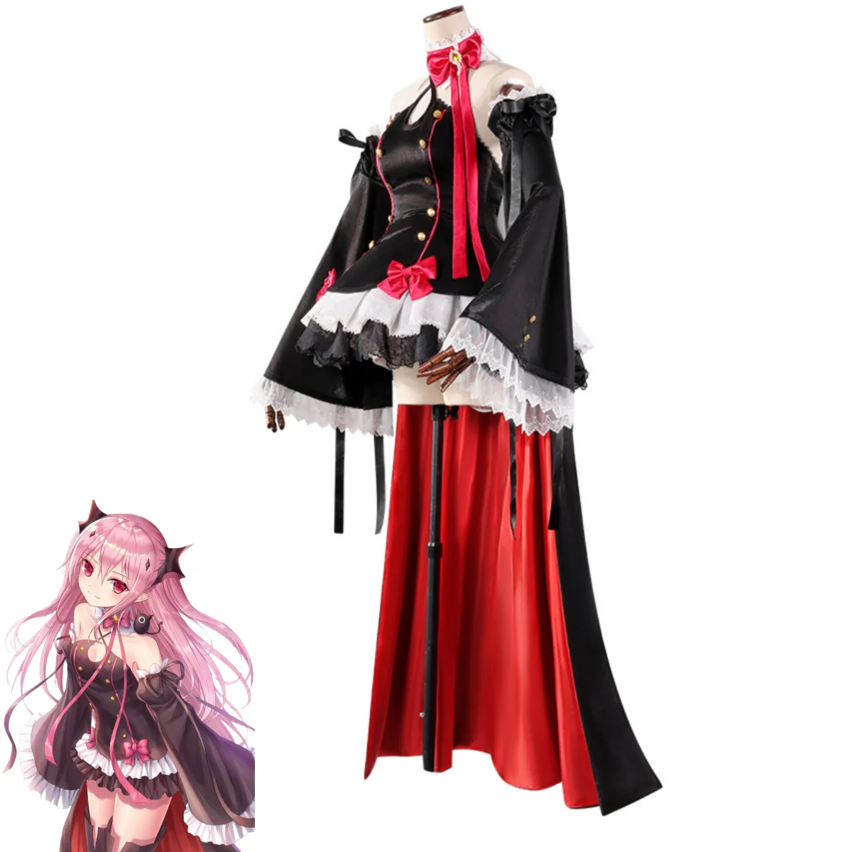 Kostum Cosplay Anime Seraph Of - Women'S Vampire Accessories ulasan dan harga