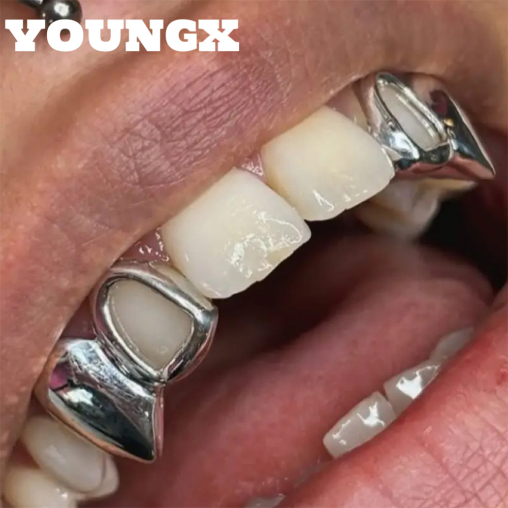 YOUNGX Hip Hop Double Hollow G - Women'S Vampire Accessories ulasan dan harga